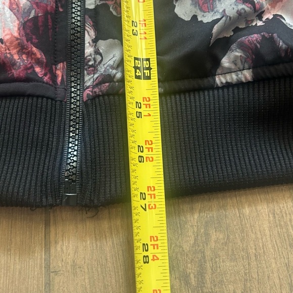 PINK Victoria's Secret Black and Pink Bomber Jacket - Picture 9 of 12